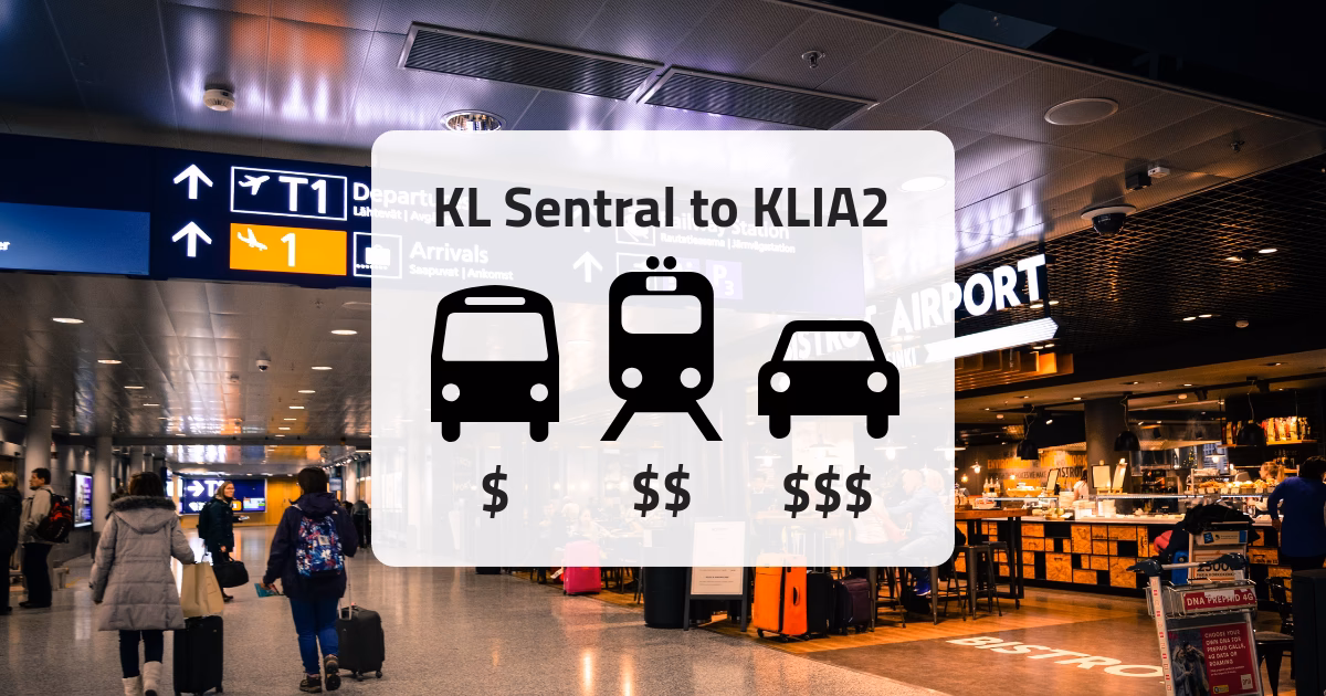 How much is a one-way bus ticket from KL Sentral to klia2?
