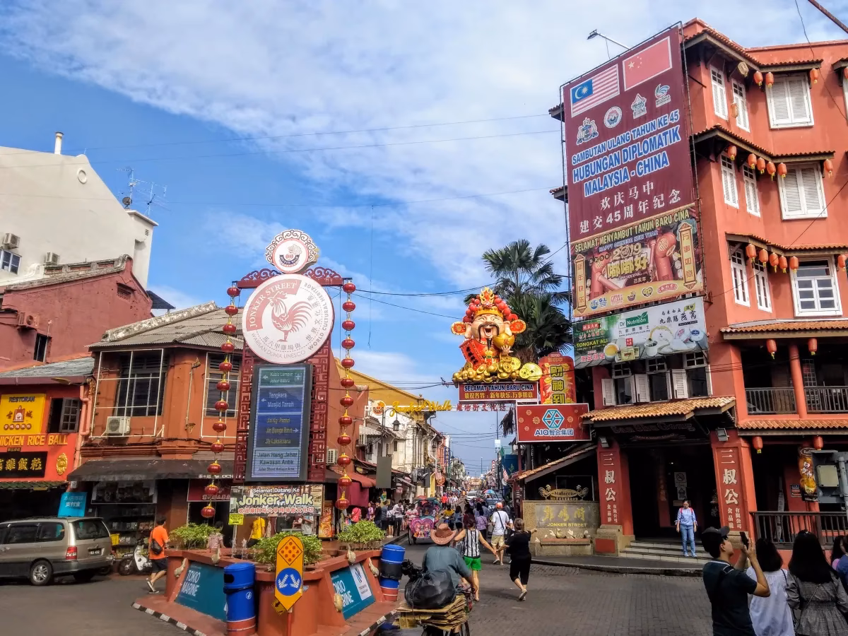 How to get from Sentral Melaka terminal to Jonker Walk?