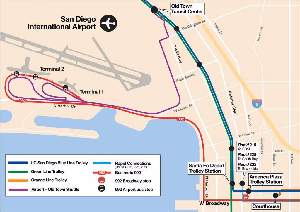 How to get from San Diego to San Ysidro?