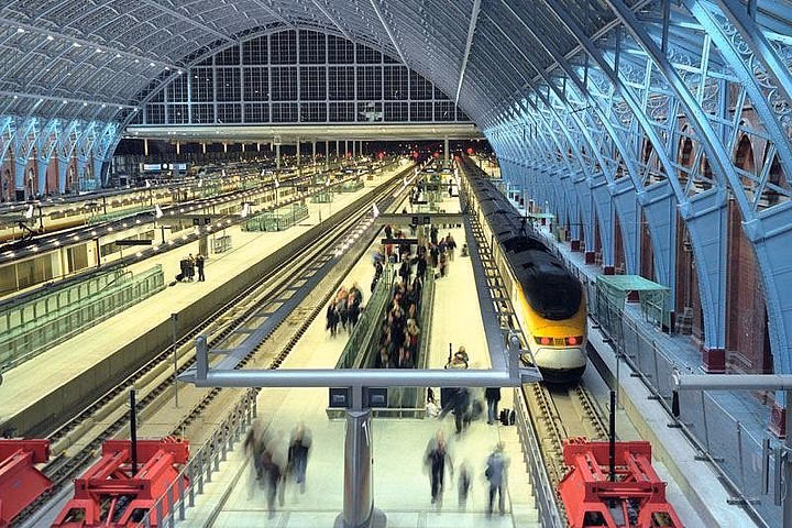 How to get from St Pancras International station to Olympia London?
