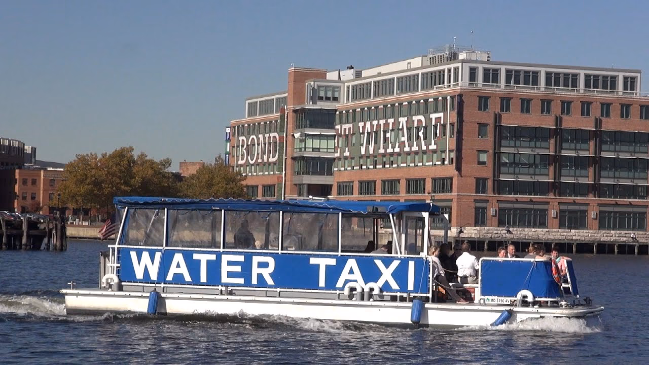 What companies run services between Baltimore Airport (BWI) and Inner Harbor?