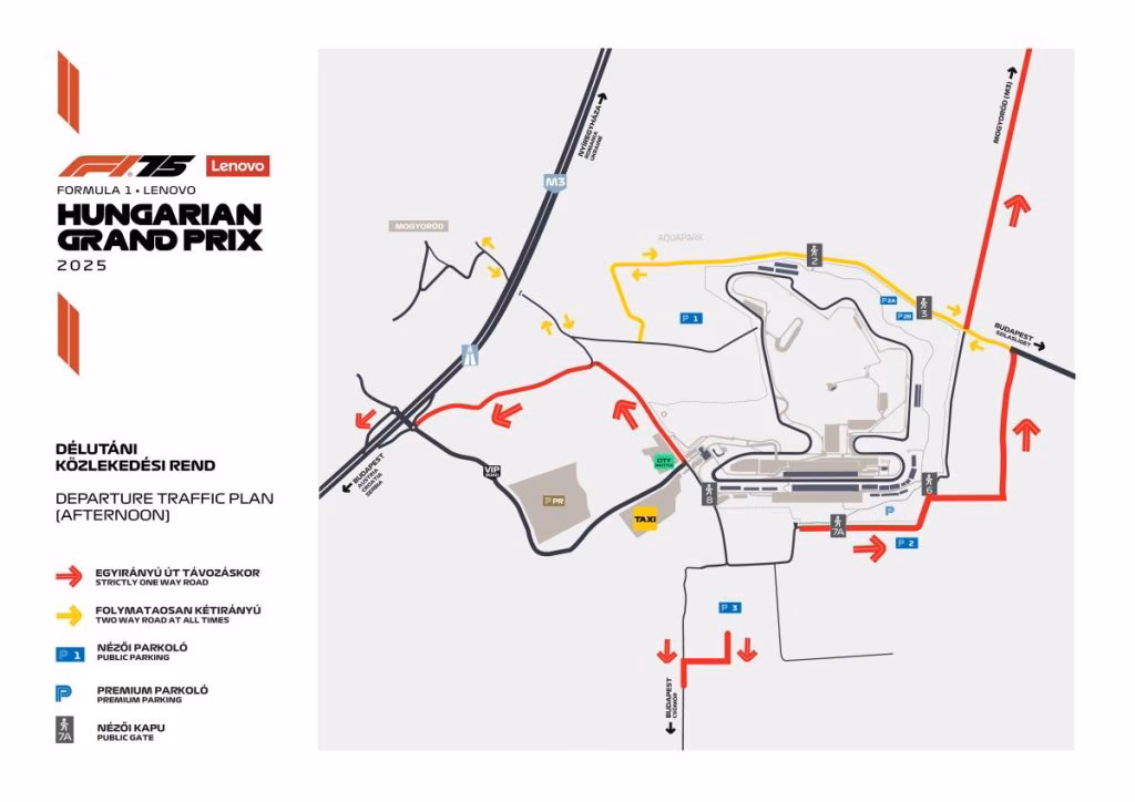 Is there a bus from Budapest to Hungaroring?