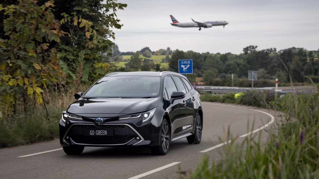 How far is Bourton-on-the-water from London Heathrow Airport?