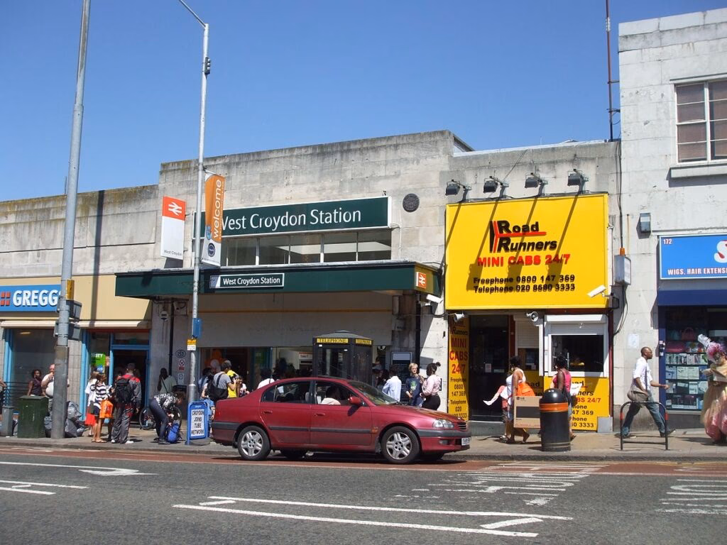 How far is West Croydon station from East Croydon?