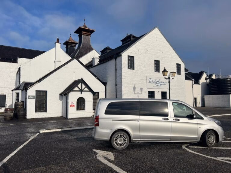 How far is the Fisher's hotel from Pitlochry?