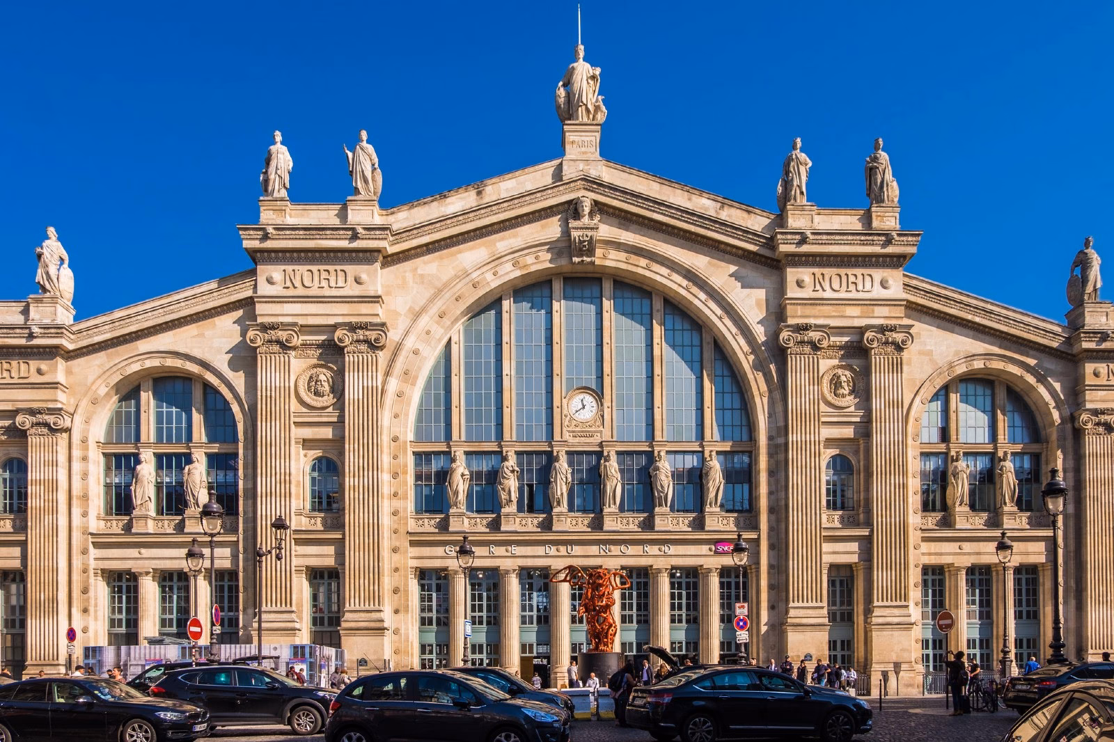 How much is a train ticket from Gare du Nord to city center?
