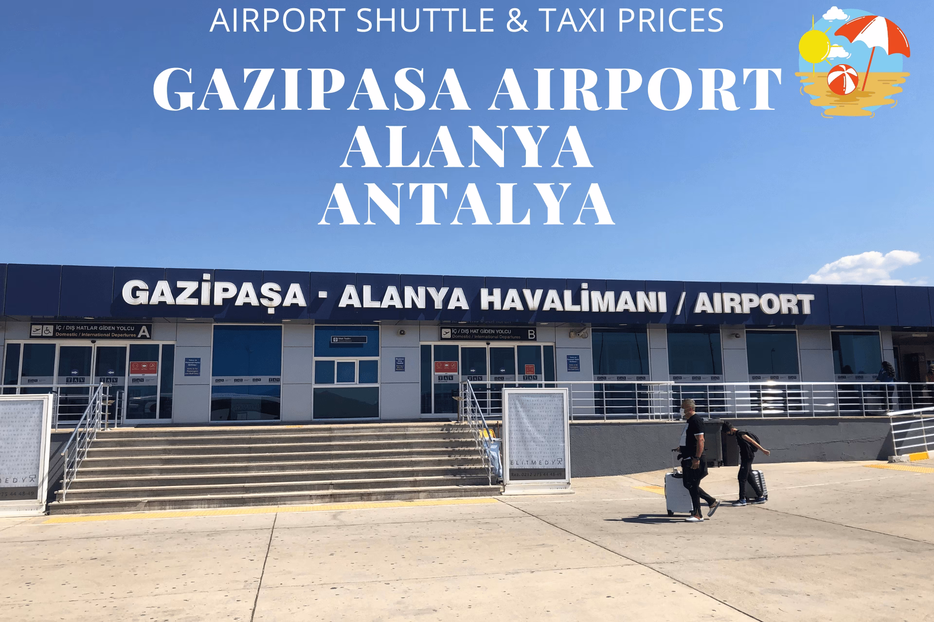 How far is Gazipasa airport (GZP) from Alanya?