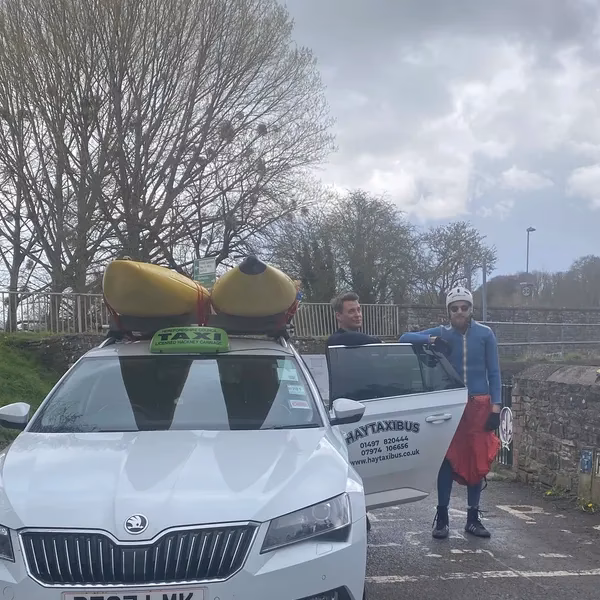 How far is Hereford from Hay-on-Wye?