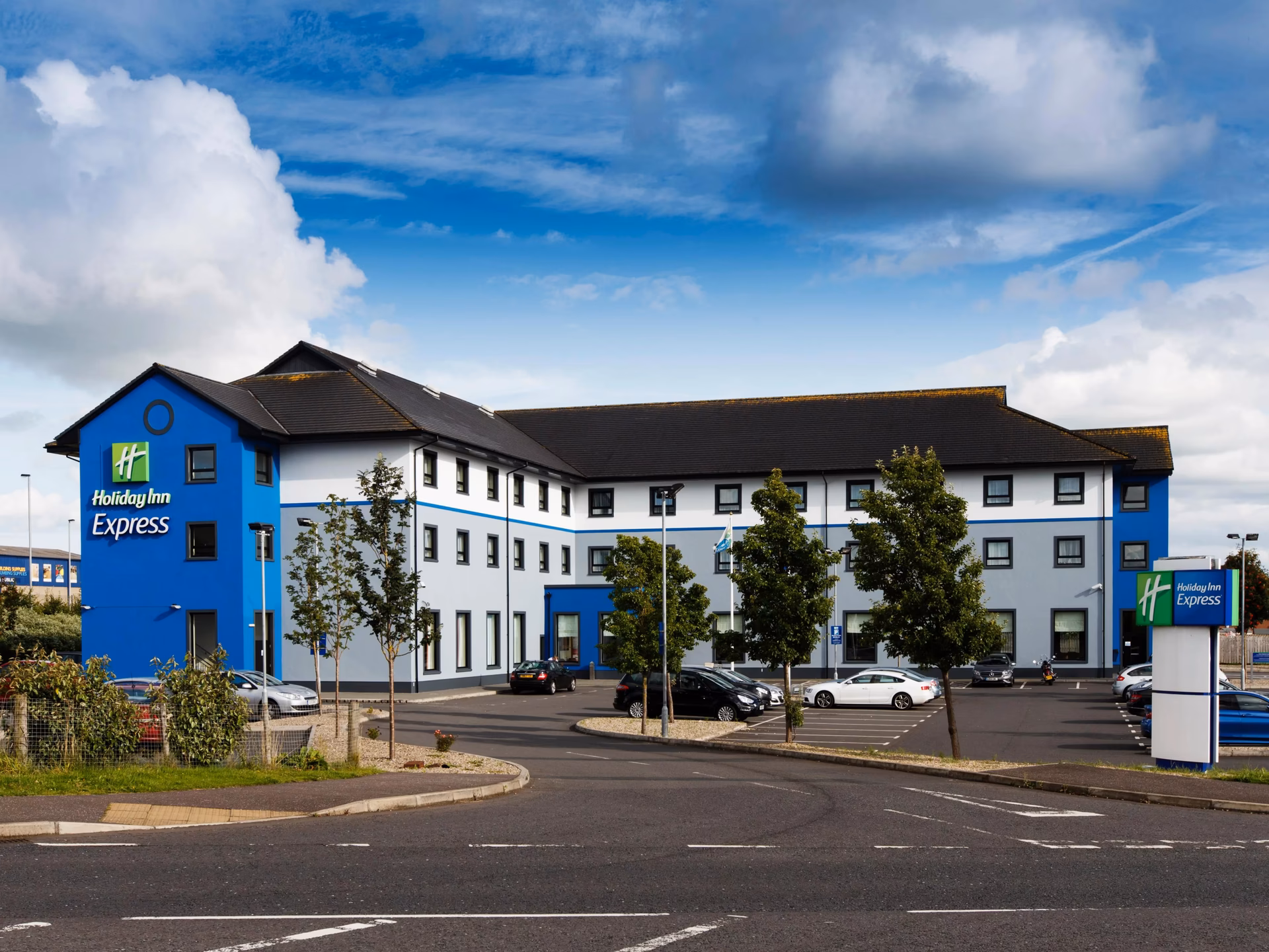 What time does Holiday Inn Express Antrim - m2 Jct 1 check-in?