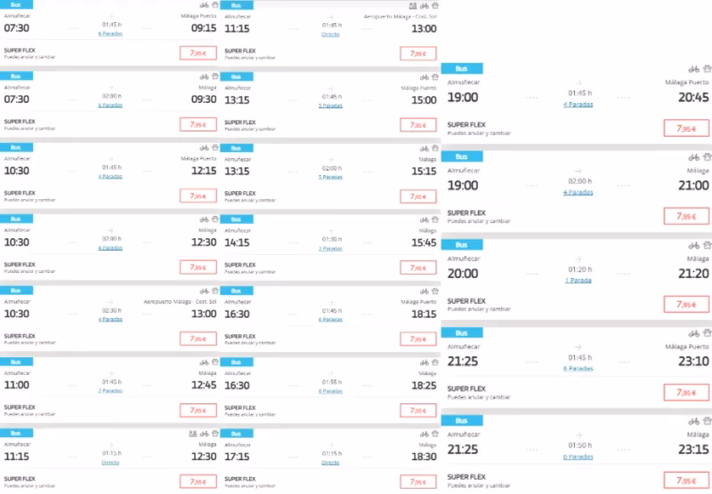 How far is Malaga Airport (AGP) from La Herradura?