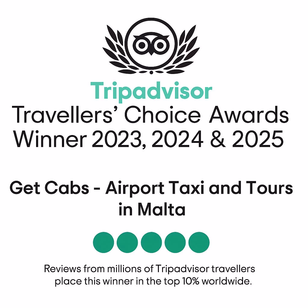 What companies run services between Malta Airport and Mellieha holiday centre?