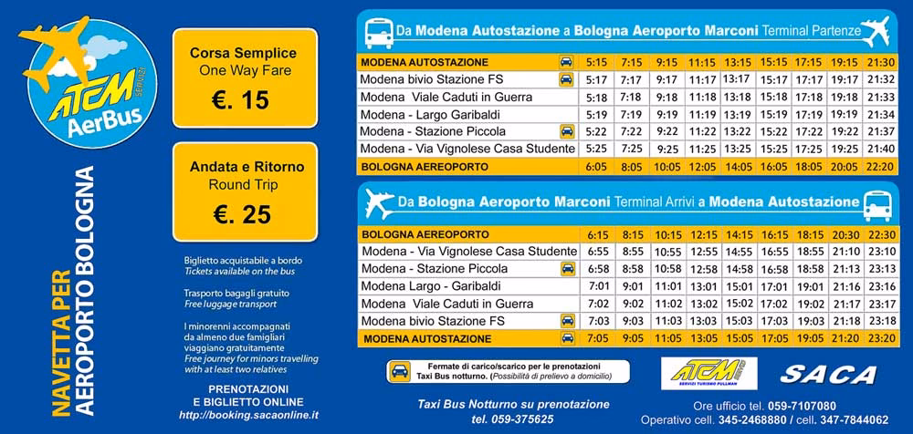 How to get from Bologna to Modena?