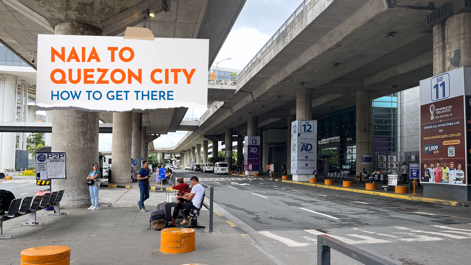 How to get from NAIA Terminal 3 (station) to Quezon City?
