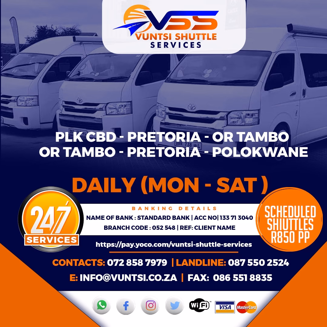 How far is OR Tambo Shuttle terminal from Pretoria?