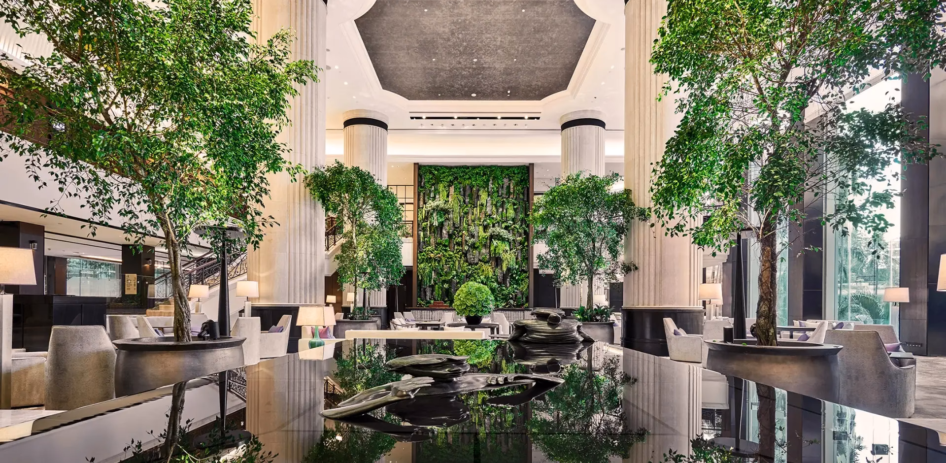 How do I arrange a hotel limo transfer through Shangri-La Singapore?