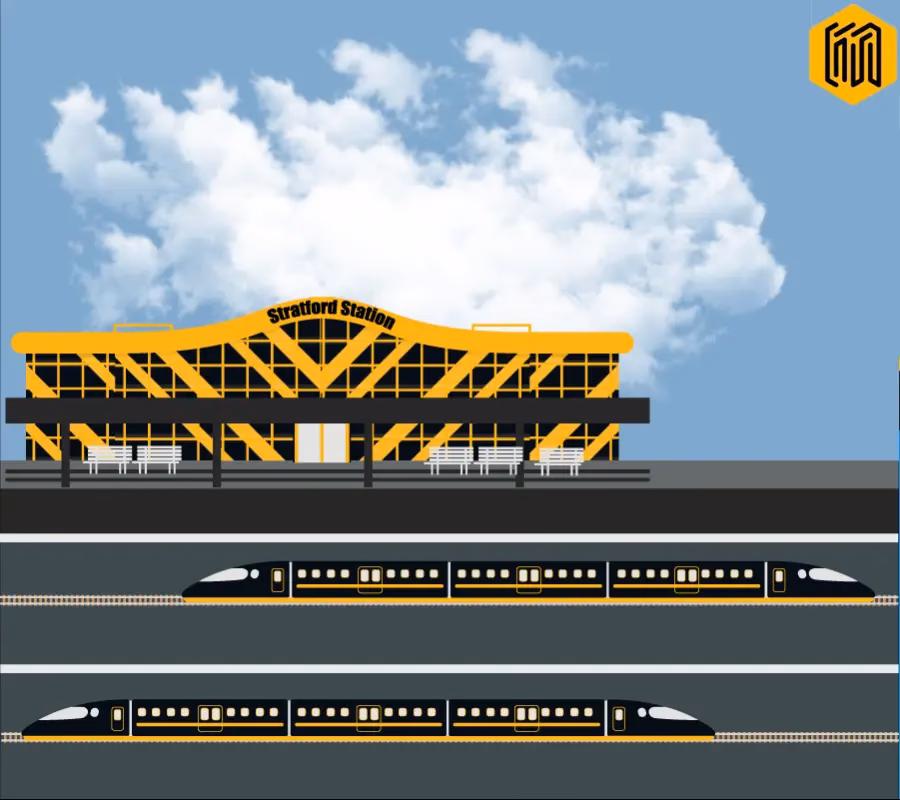 What companies run services between Stratford station and Oxford Street?