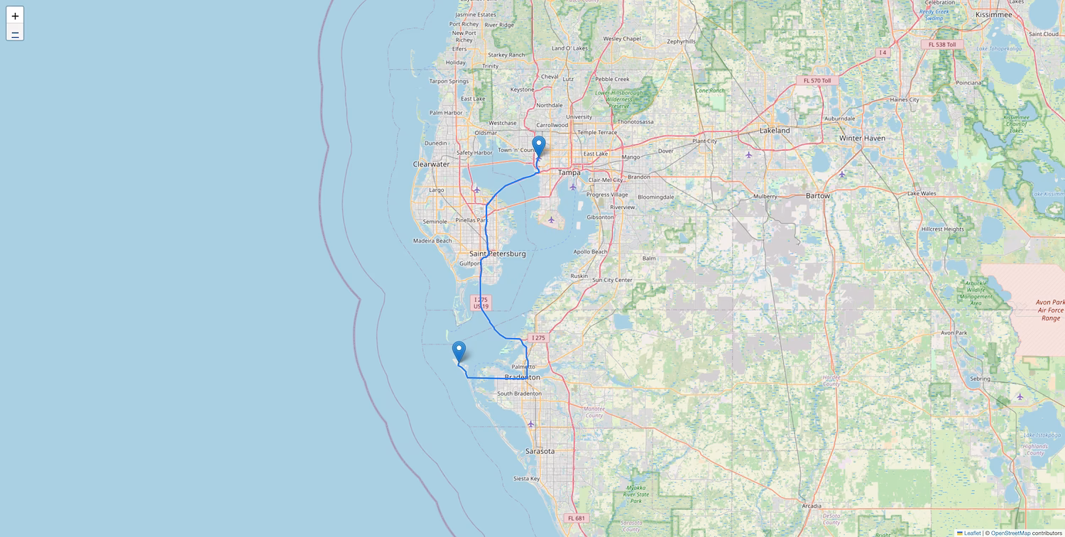 How to get from Tampa Airport (TPA) to Anna Maria Island?