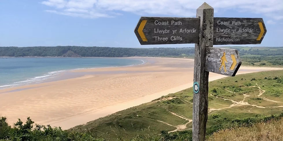 How do I get from Oxwich to Caswell Bay?