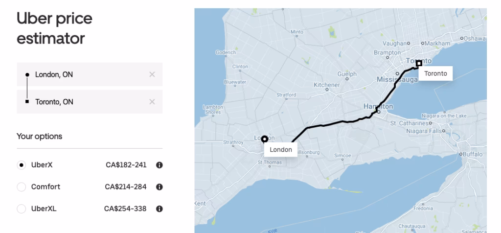 How to get from Toronto Pearson International Airport (YYZ) to London?