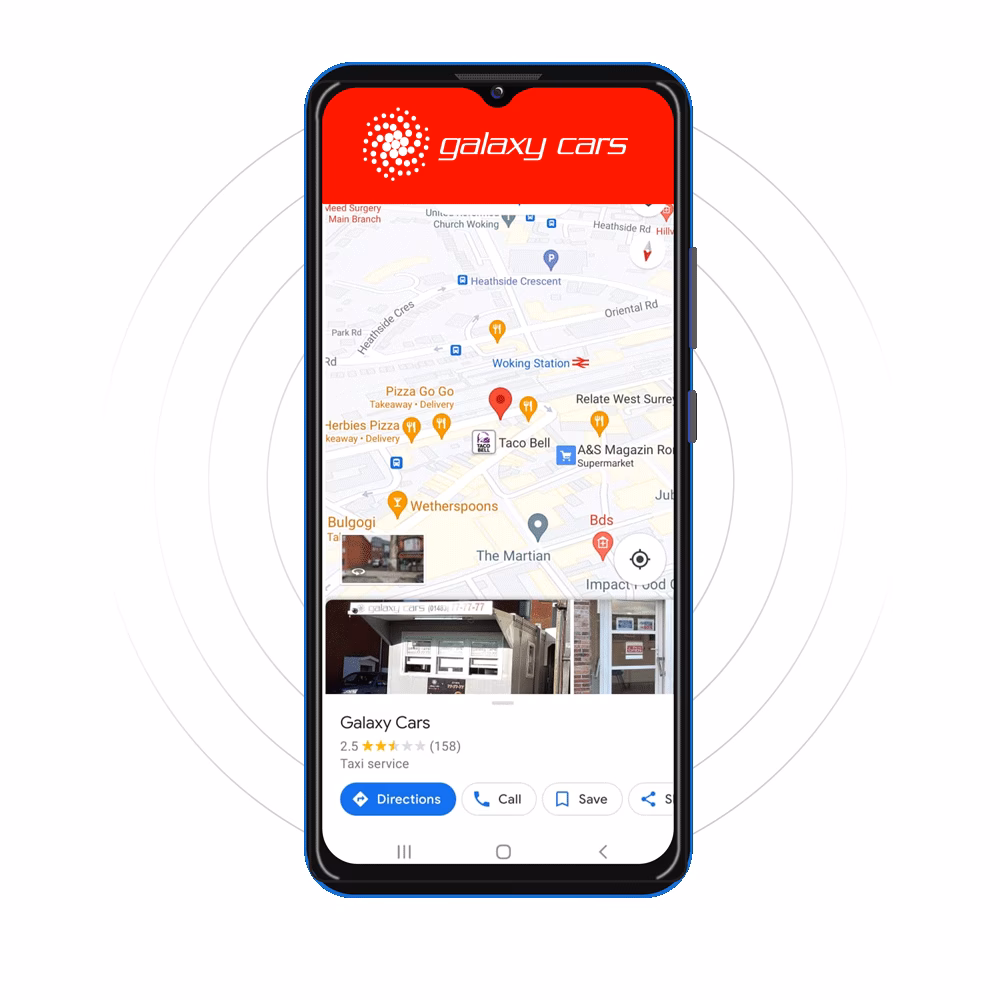 How do I get a taxi in Woking?