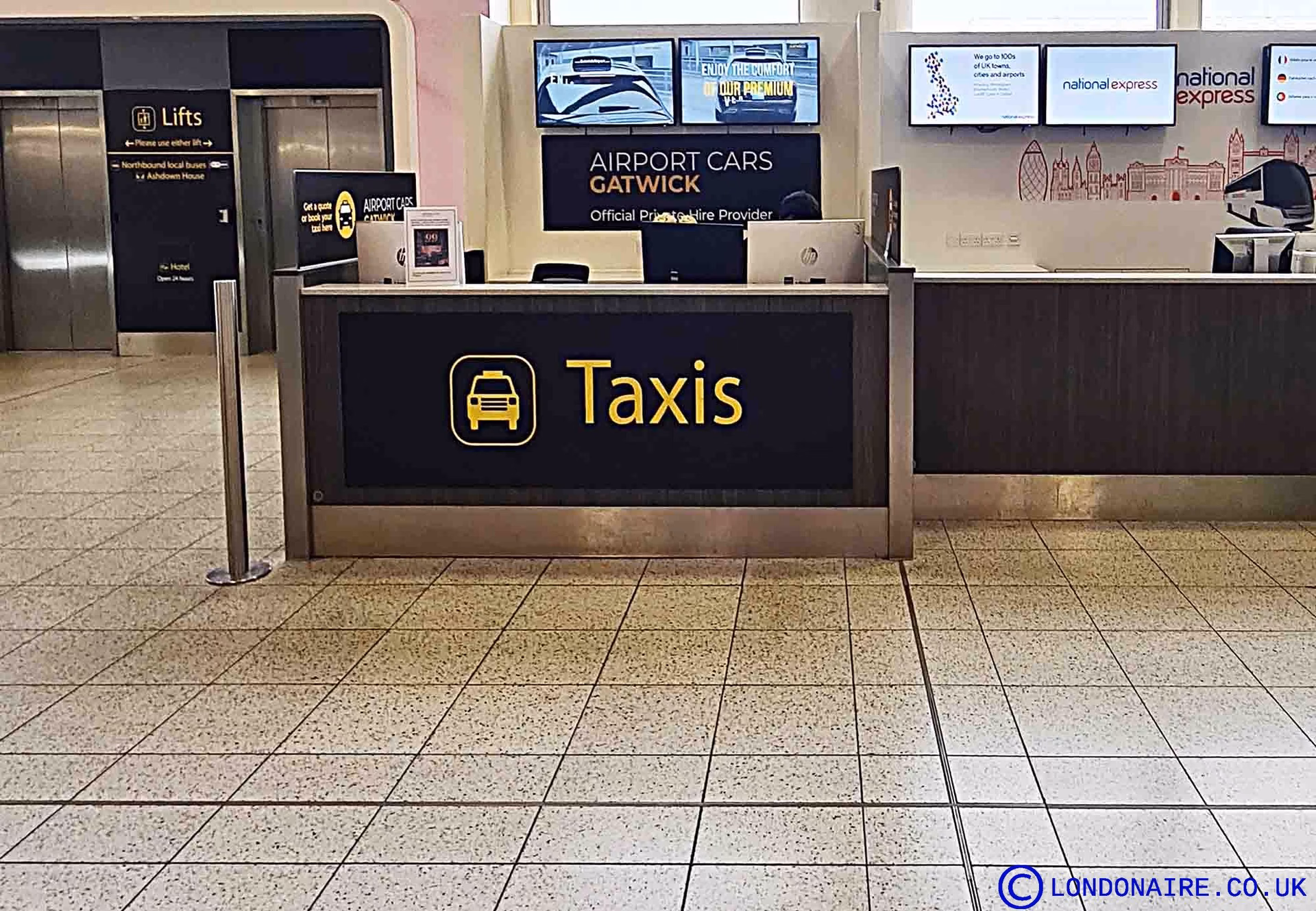 How do I get a cab from Kings Cross to London?