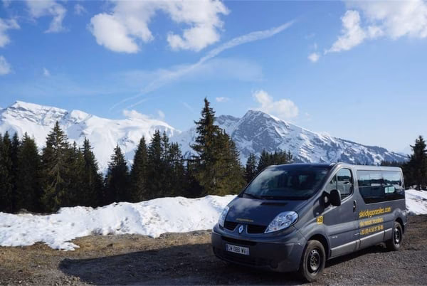 How do private transfers from Les Gets to Geneva work?