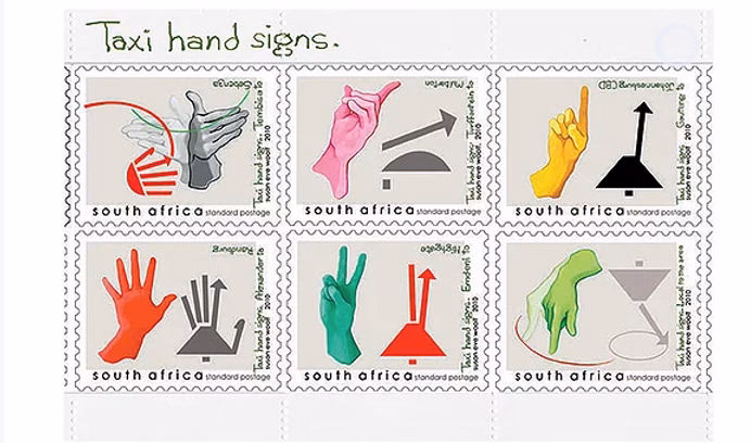 Do you know hand gestures for taxis in South Africa?