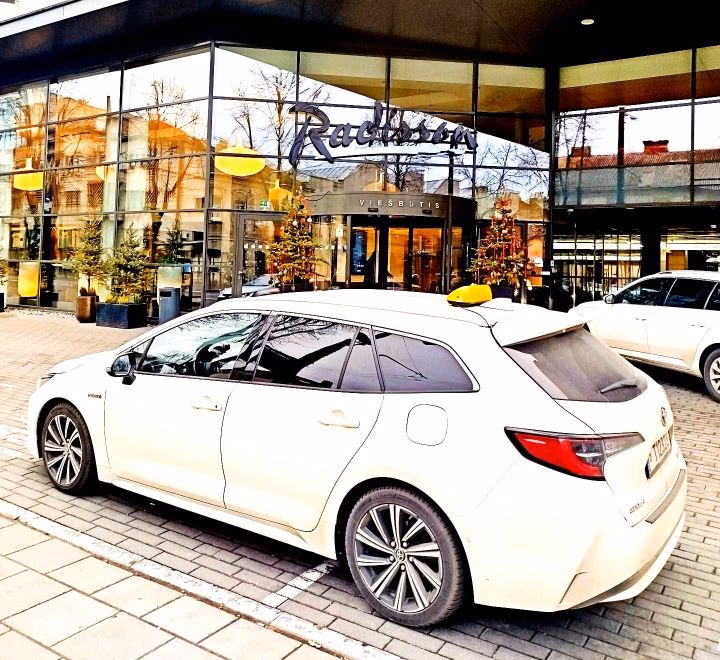 Do I need a taxi to get to Kaunas Airport?