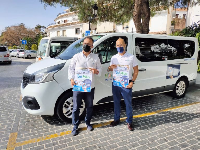 Which taxi services are available in Malaga?