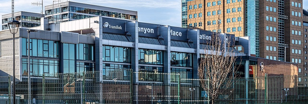 How do I get from Belfast Lanyon Place to Europa Hotel?