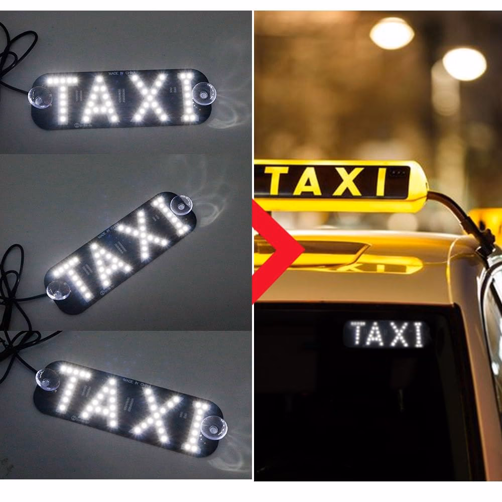 When should a taxi light be turned on?