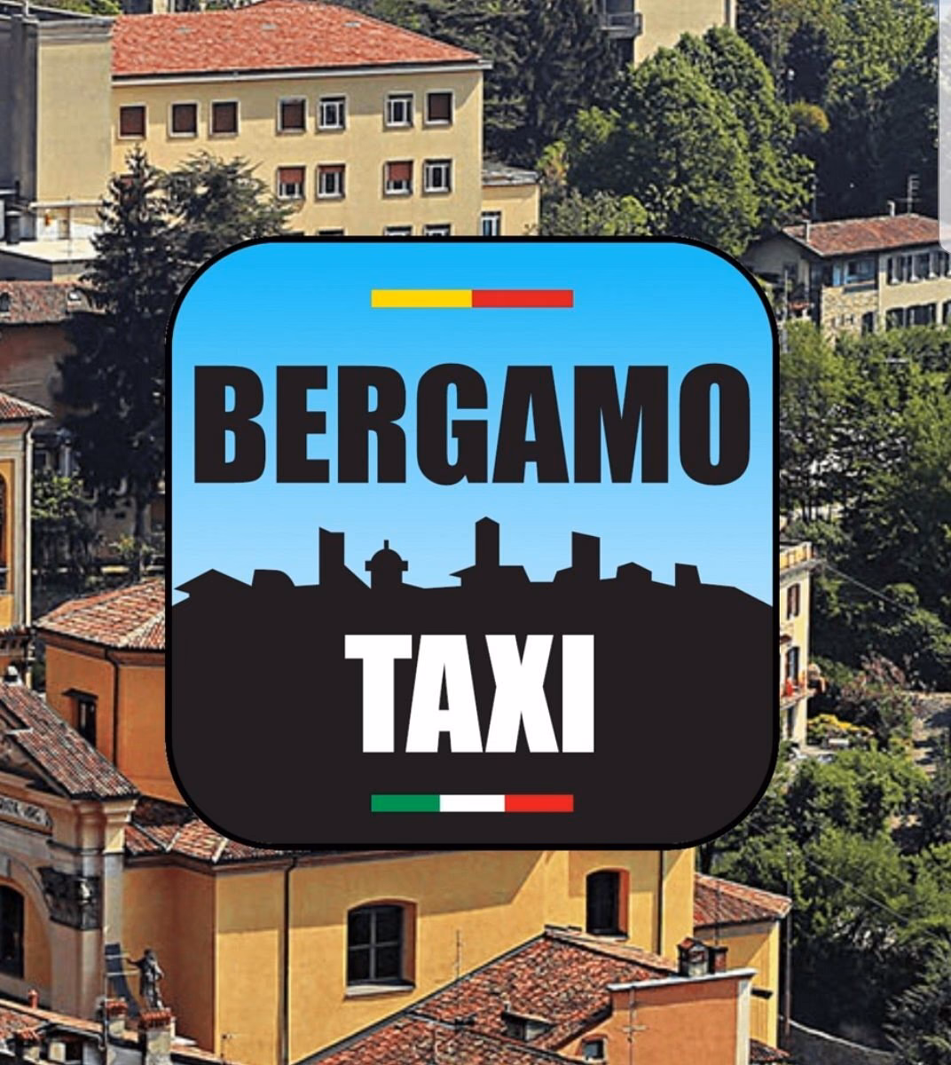 How many people can take a taxi to Bergamo Airport?