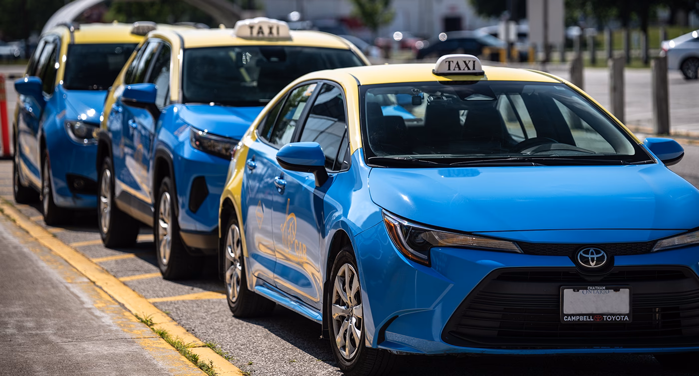 How do I pay a taxi if I pay by card?