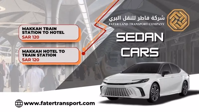 How far is Haramain train station from Masjid al-Haram?