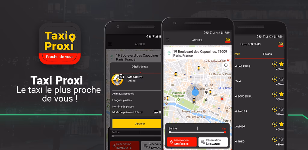 Comment faire une demande de taxi ?