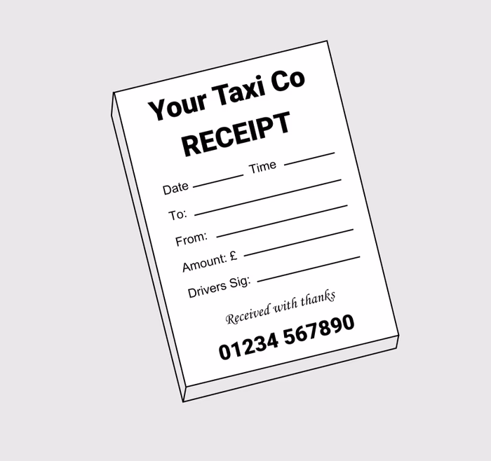 Are taxi receipts a bill of offer?