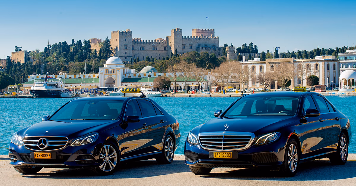 Is there a taxi to kiotari from Rhodes Airport?