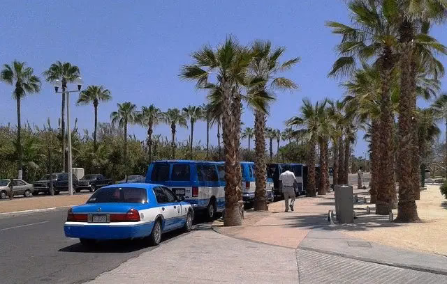 Does SJD Cabo offer a taxi service?