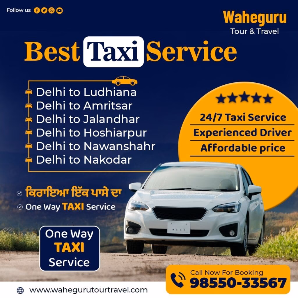 Which is the best taxi service in Ludhiana Punjab?