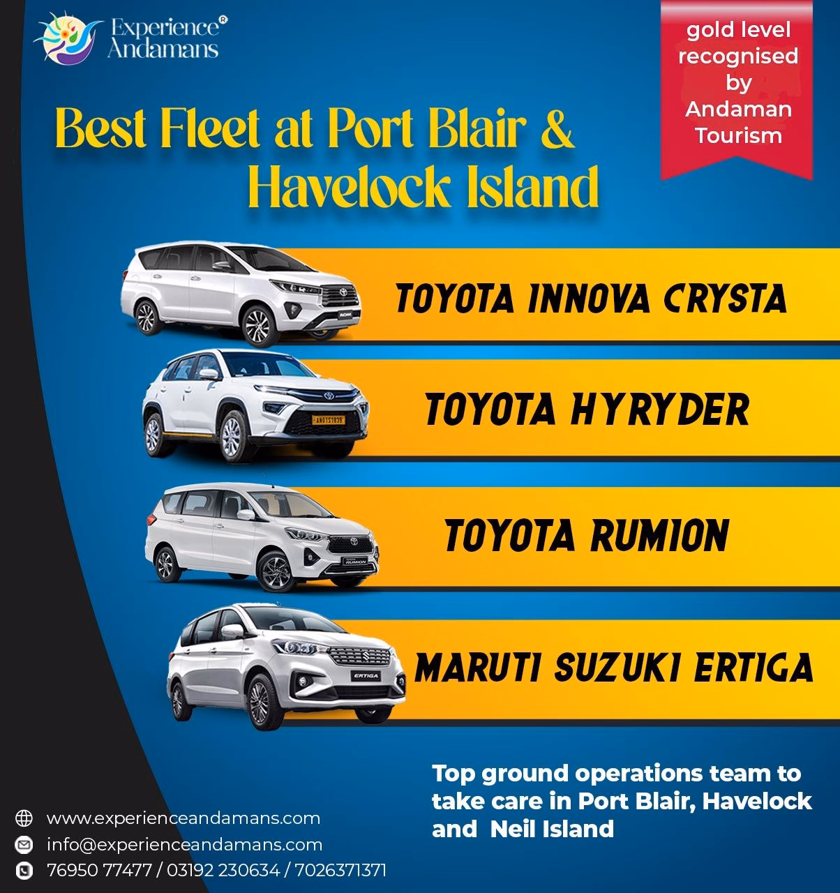 Why should you choose a Port Blair taxi service?