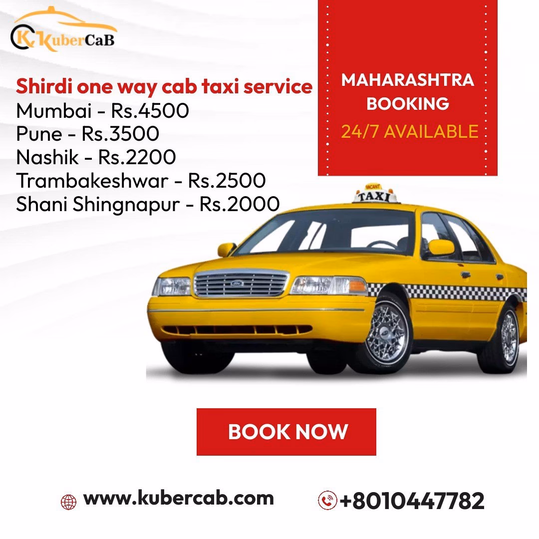 Which cab services are available in Shirdi Sai Yatra cabs?