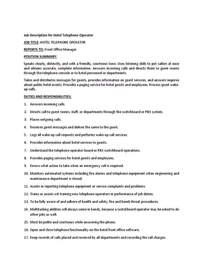 What was the role of a telephone operator?