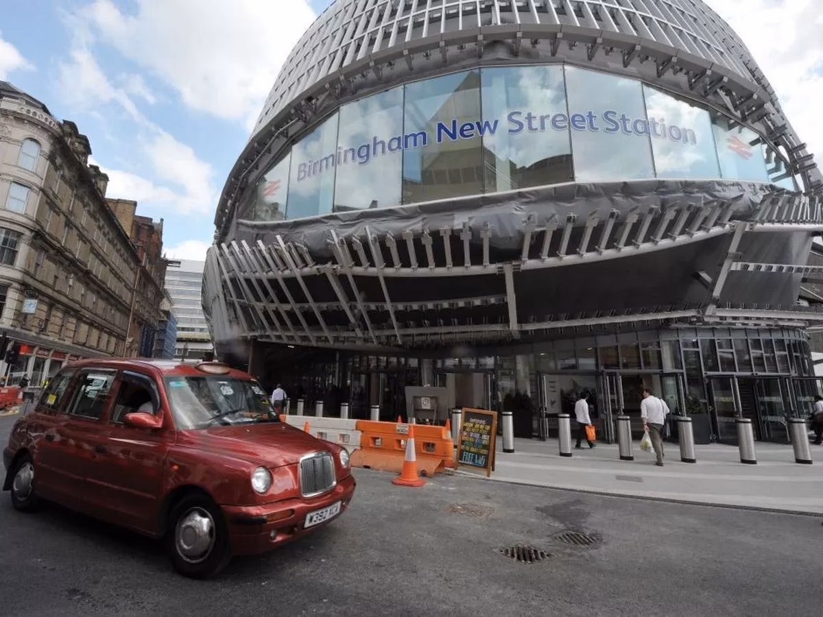 What time is the first train from Birmingham New Street to five ways?