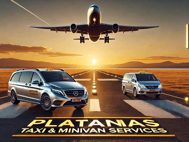 Who is Platanias taxi & minivan?