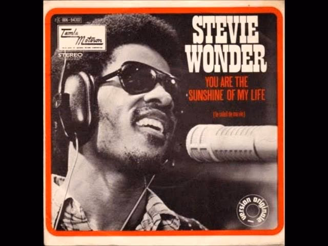 When did Stevie Wonder release you are the Sunshine of my life?