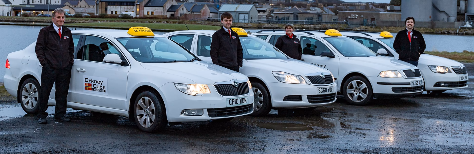 Does harbour taxis provide a taxi service in Orkney?
