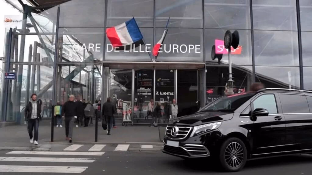 Quelle est la distance entre la gare de Lille et l'aéroport de Lille Lesquin ?