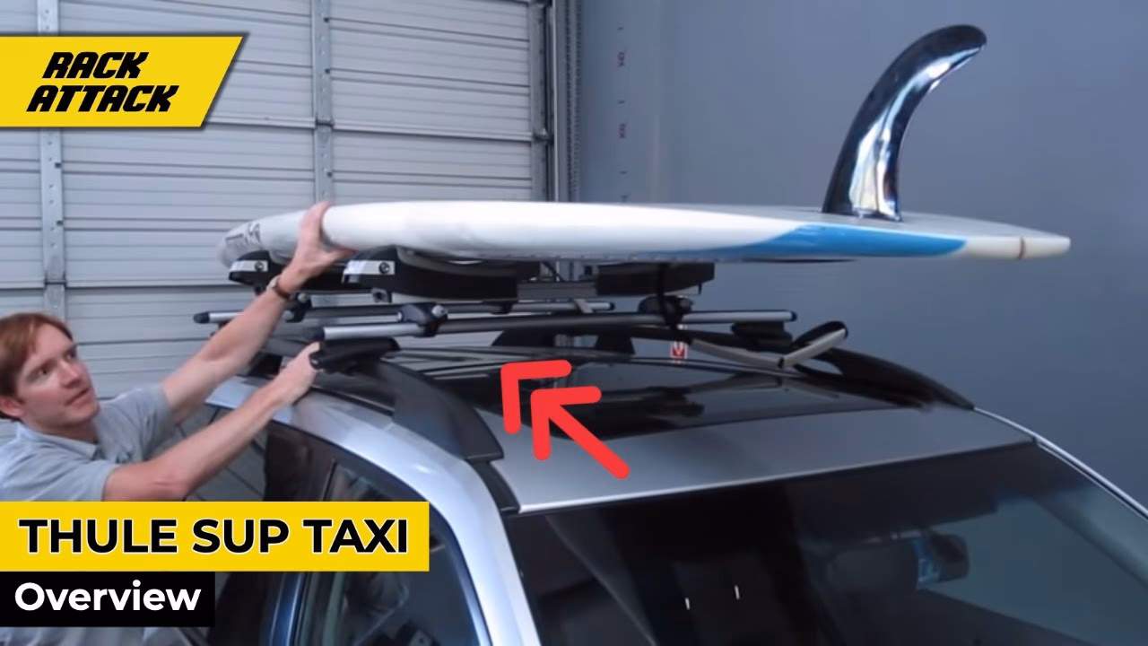 Can a Thule SUP Taxi XT rack fit a round bar?
