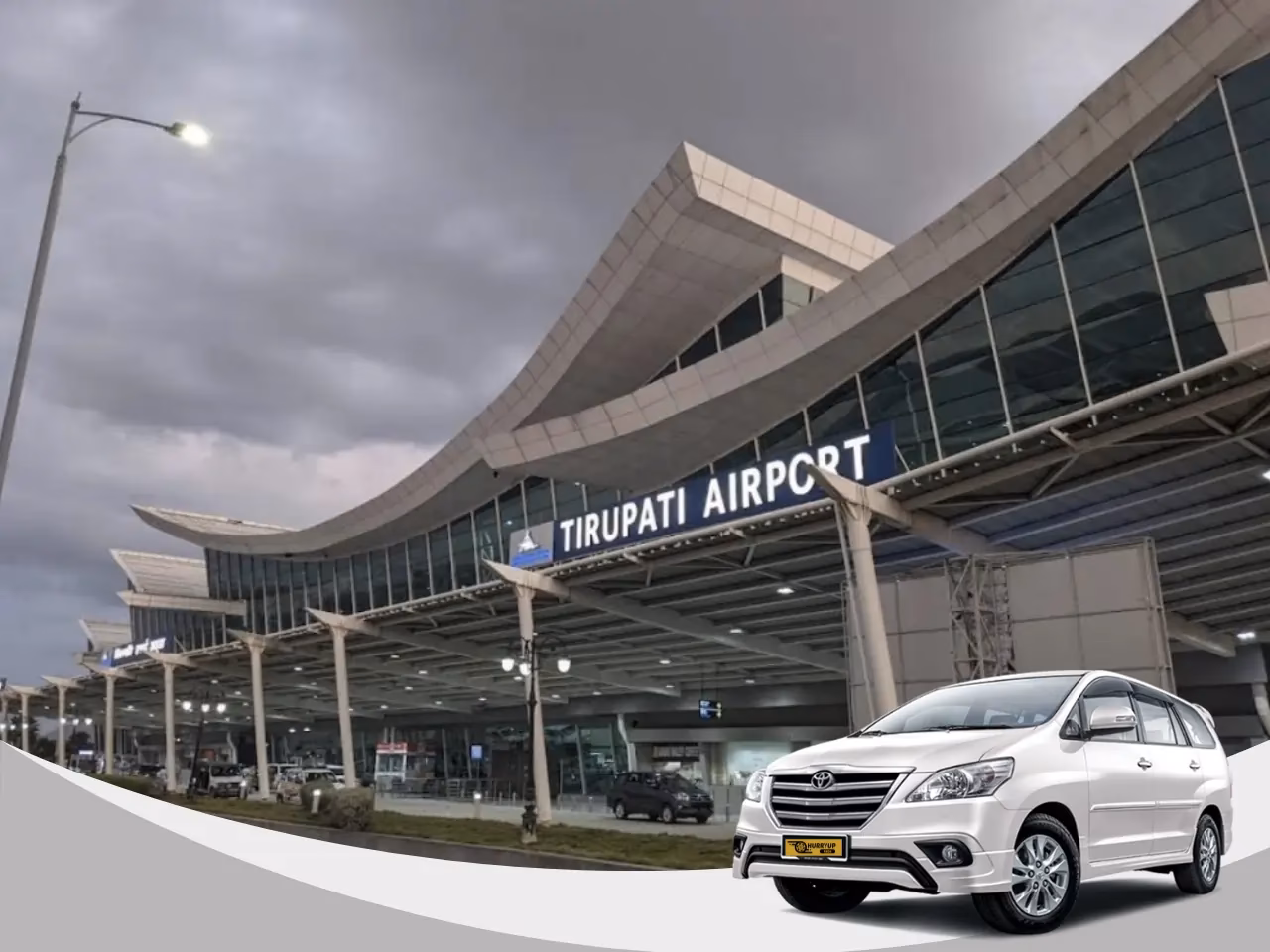 How to travel from Renigunta Airport (TIR) to Tirupati?