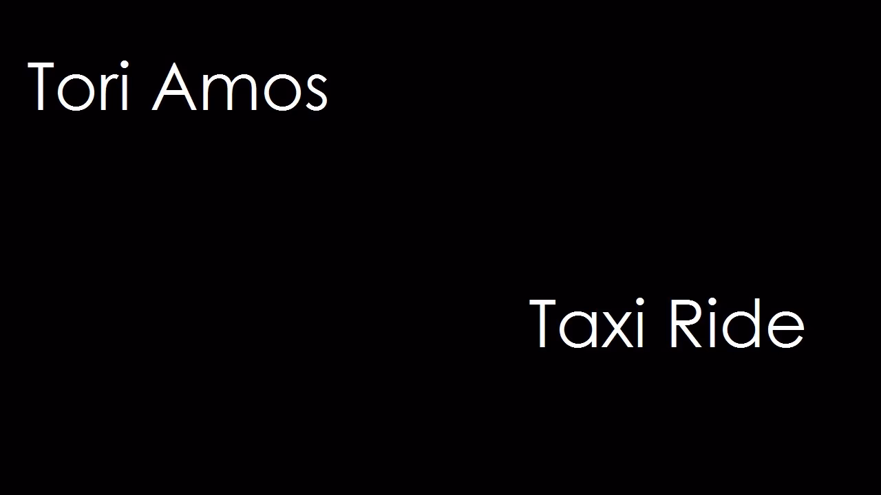 What is Amos' song 'Taxi Ride' about?
